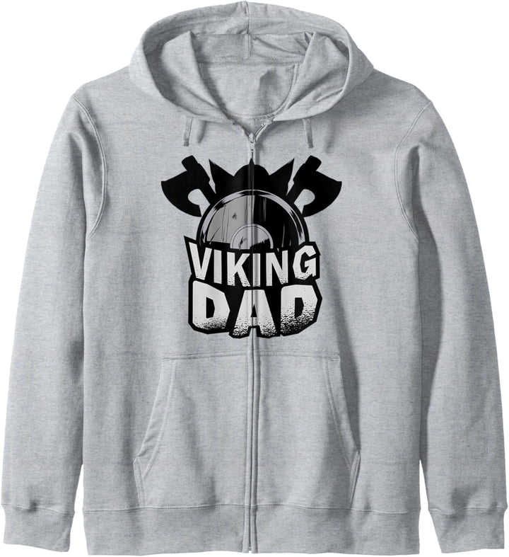 Lustiger glücklicher Vatertag des Viking Dad Kapuzenjacke