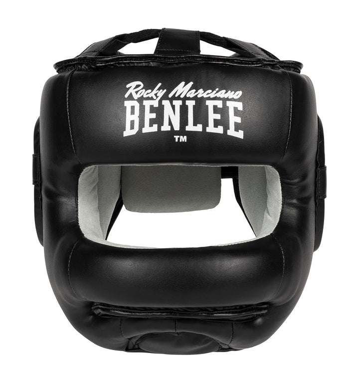BENLEE Kopfschutz aus Kunstleder FACESAVER Schwarz S/M, Schwarz S/M