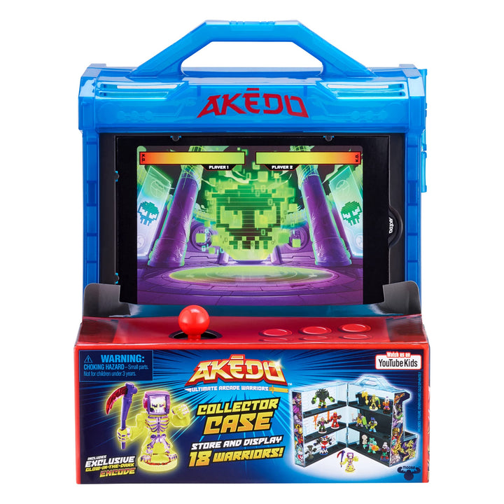 Akedo 14241 Ultimate Arcade Warriors Collector Case Mini Battling Action Figures Ready, Fight, Split