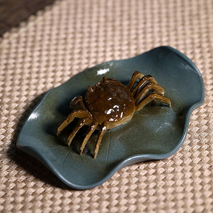 Tea Pet Color Changing Crab Change Color Cute Tea Pet Can Change Color Zisha Kungfu Tea Table Tearoo
