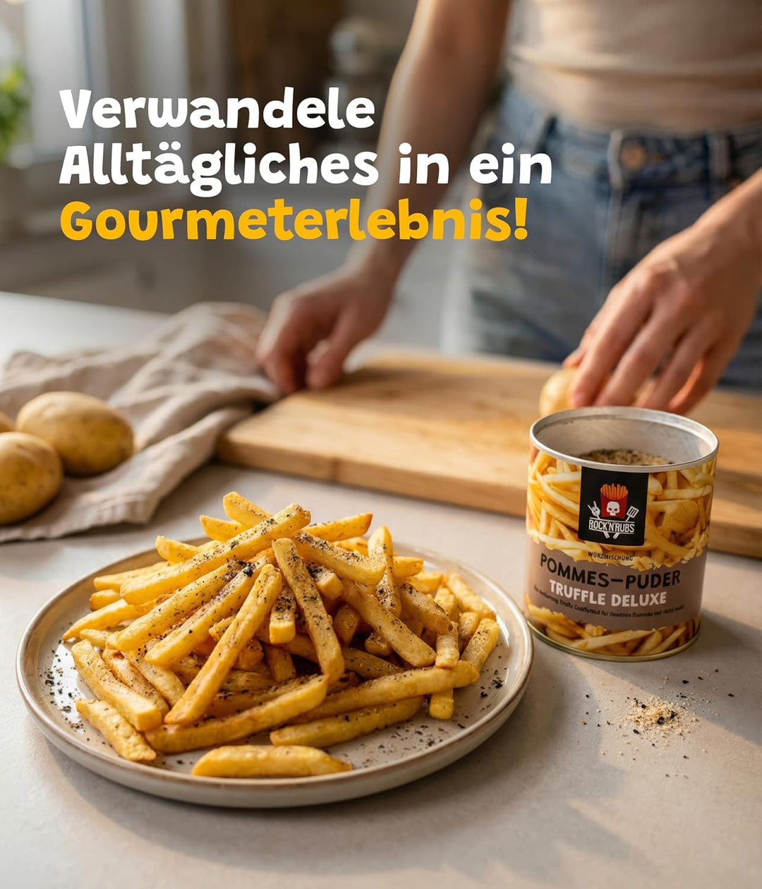 Rock'n'Rubs® Gewürz 3er Set Trüffel (Truffle Shuffle, Truffle Deluxe, Truffle Style) – Gourmet-Genus