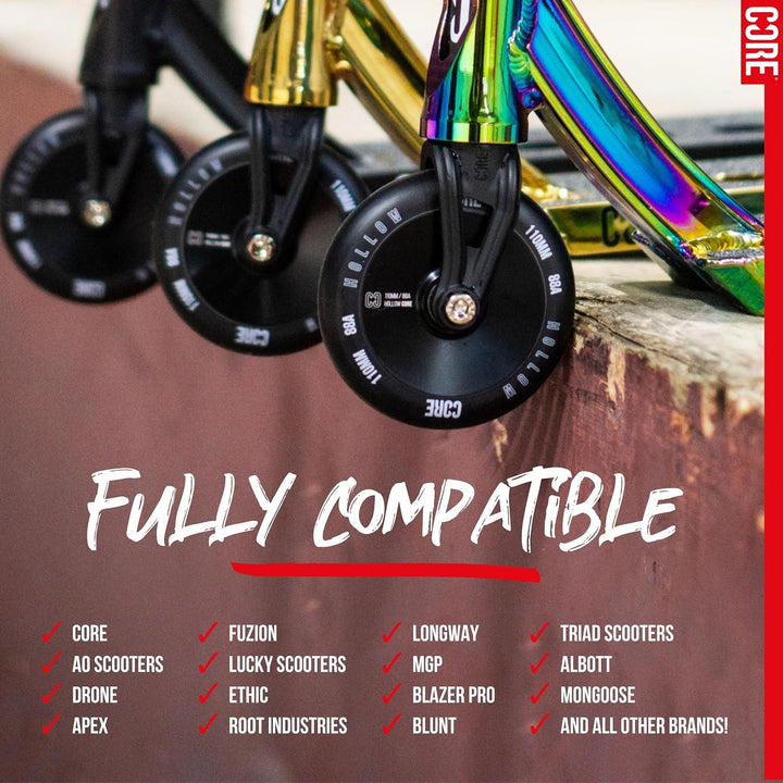 CORE Hollow V2 Stunt-Scooter Rolle 110mm Rosa /Blau, Rosa /Blau