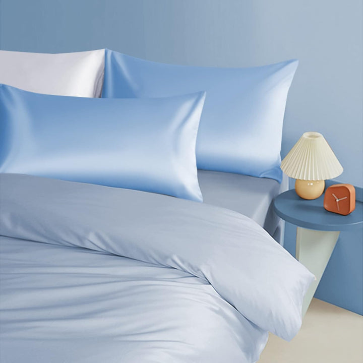 LULUSILK Kissenbezug, 100 % reine Seide, 16 Momme, mit verdecktem Reissverschluss, schont Haut und H