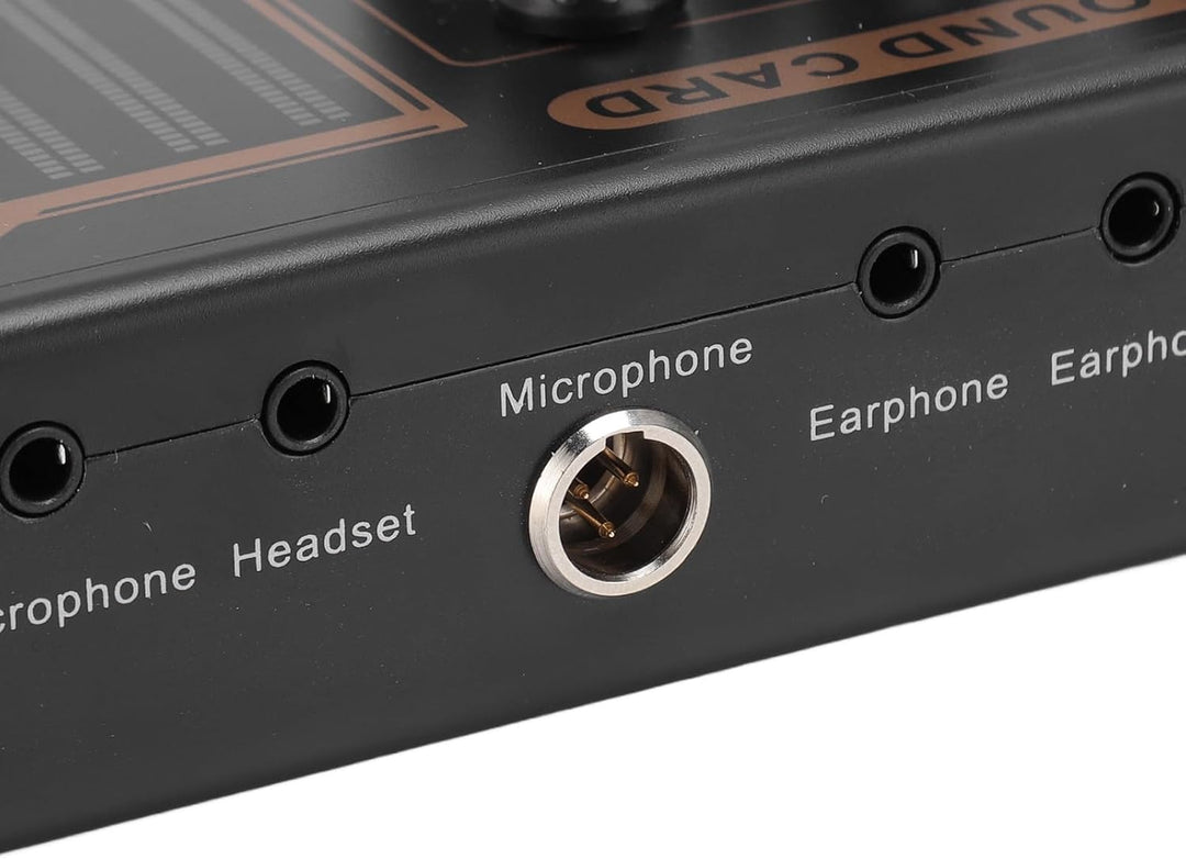 Professioneller Audiomixer, Bunte Lichter DJ18 Bluetooth-Live-Soundkarte, mit 12 Elektrischen Sounde