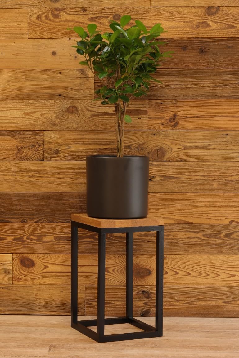 Blumenständer klein Blumenständer 42 cm Eiche Holz