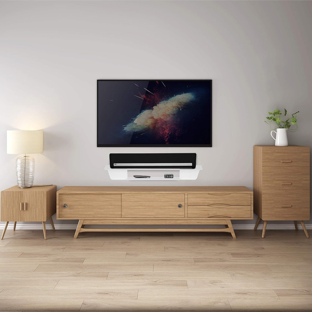RICOO Soundbar Wandhalterung Universal Lautsprecherwandhalterung LH059-W Lautsprecher Halterung 101