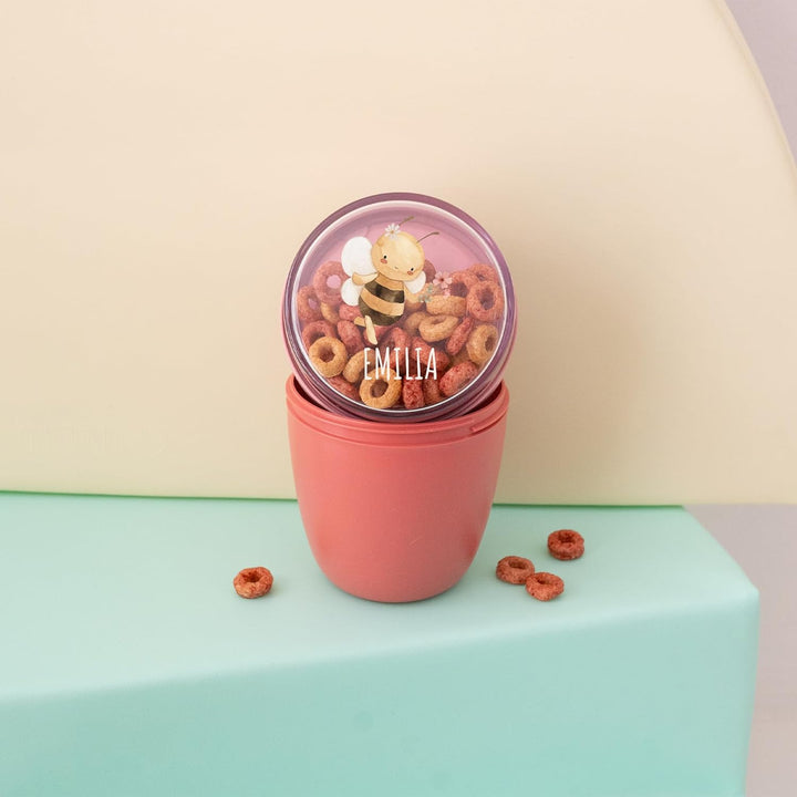 Bärenfreunde Mepal Müslibecher personalisiert, Pot Joghurtbecher, to go Becher, Geeignet für Tiefküh