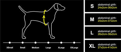 iEnergy™ MIC Hundegeschirr mit Zwei Seitentaschen & ideal für Kurzausflüge, Atmungsaktives, reflekti