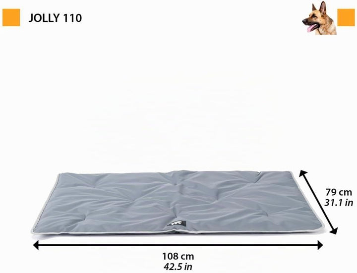 FERPLAST Hundematte Extra Gross - Waschbares Hundebett - Hundekissen - Wasserdicht & Kratzfest - Mat