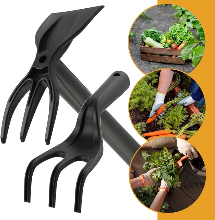 Gartengeräte-Set, 6-teilig: Schaufel, Hacke, Rechen, Gartenkrallen | Schaufel, Schmetterling, Pickni
