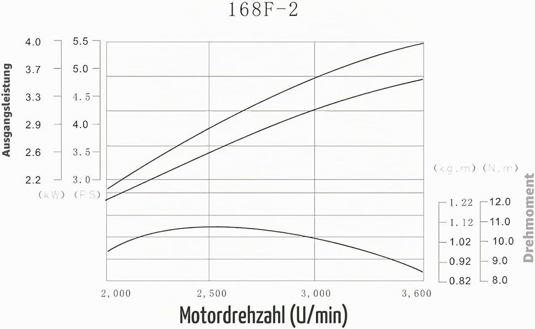LIFAN 168 Benzinmotor 4,8 kW 6,5 PS 196 ccm mit Ölbadkupplung und Reduktionsgetriebe 2:1 Kartmotor