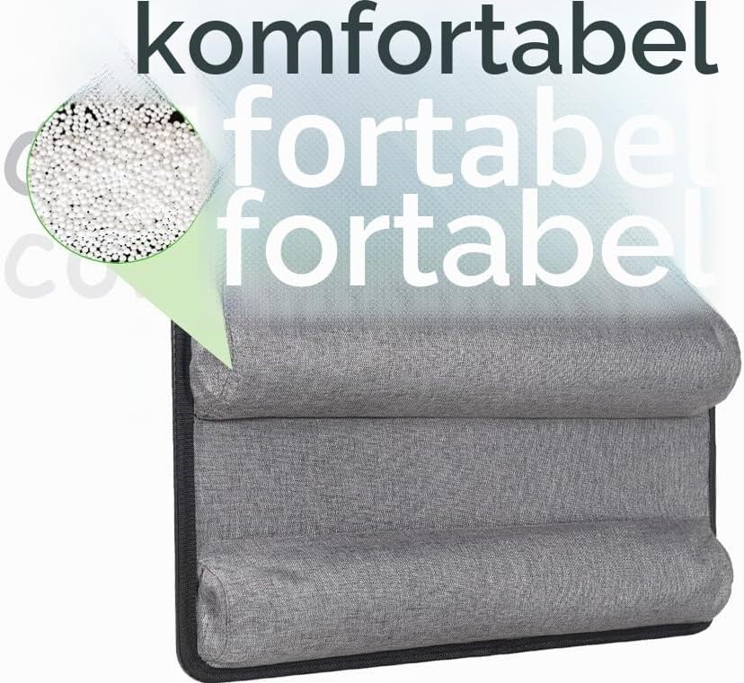 Schossschreibtisch, tragbarer Laptop-Schreibtisch mit Kissen-Kissen, passend für Laptops bis zu 17 Z
