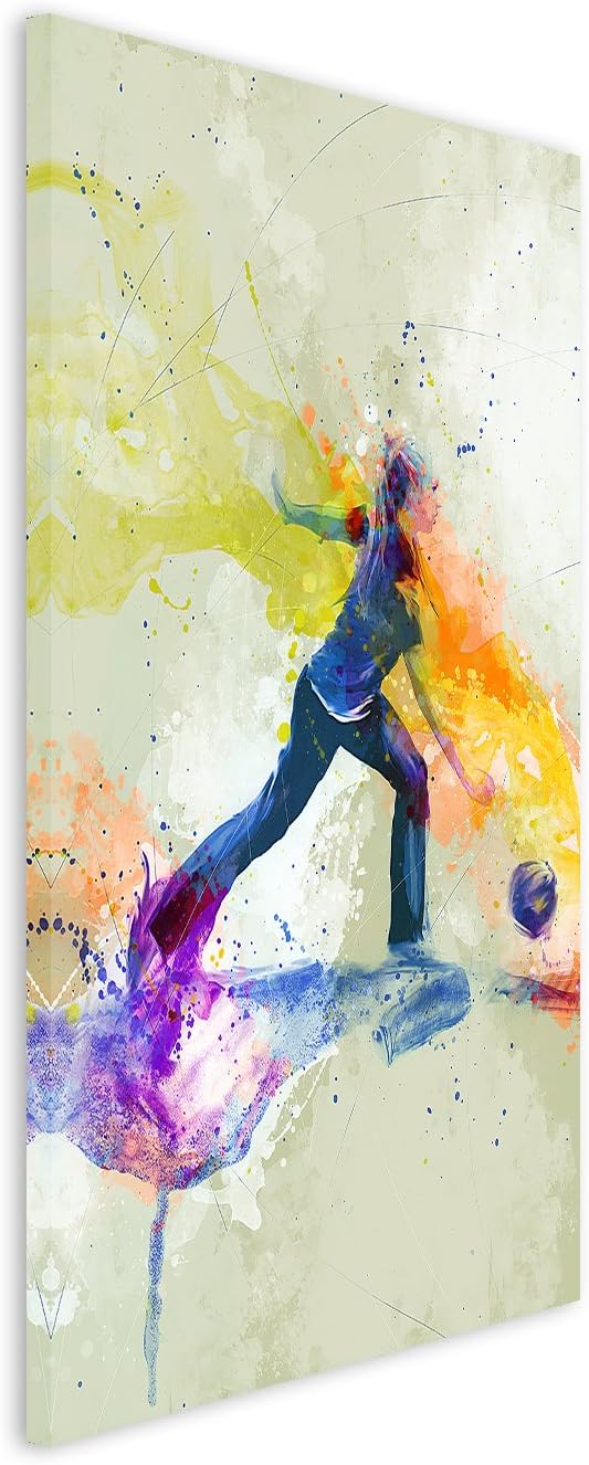 Bowling 90x60cm Wandbild SPORTBILD Aquarell Art tolle Farben von Paul Sinus