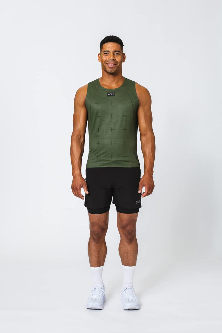 GORE WEAR Herren Singlet Contest Daily XL Utility Green, XL Utility Green