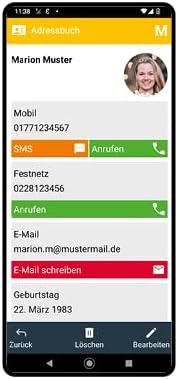 Senior - Smartphone Handy für Senioren – Einfache Bedienung, Grosse Tasten, Notruf, Kamera