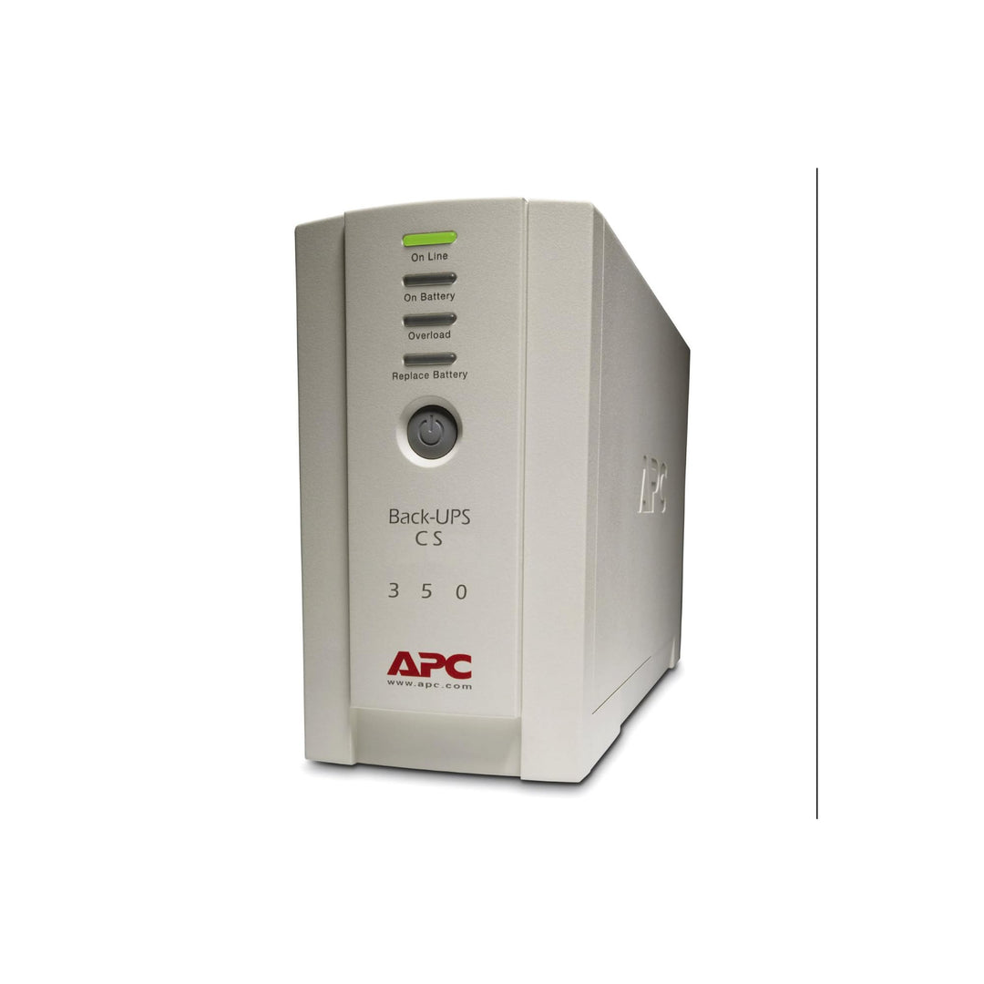 APC Back-UPS CS - BK350EI - Unterbrechungsfreie Stromversorgung 350VA (4 Ausgänge IEC, Überspannungs