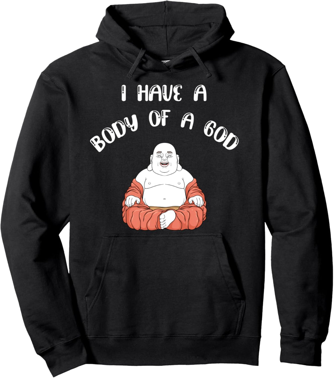 Körper Eines Gottes Meditation Yoga Zen Buddha Mantra Pullover Hoodie
