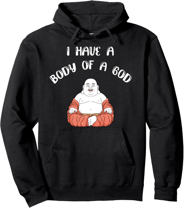 Körper Eines Gottes Meditation Yoga Zen Buddha Mantra Pullover Hoodie