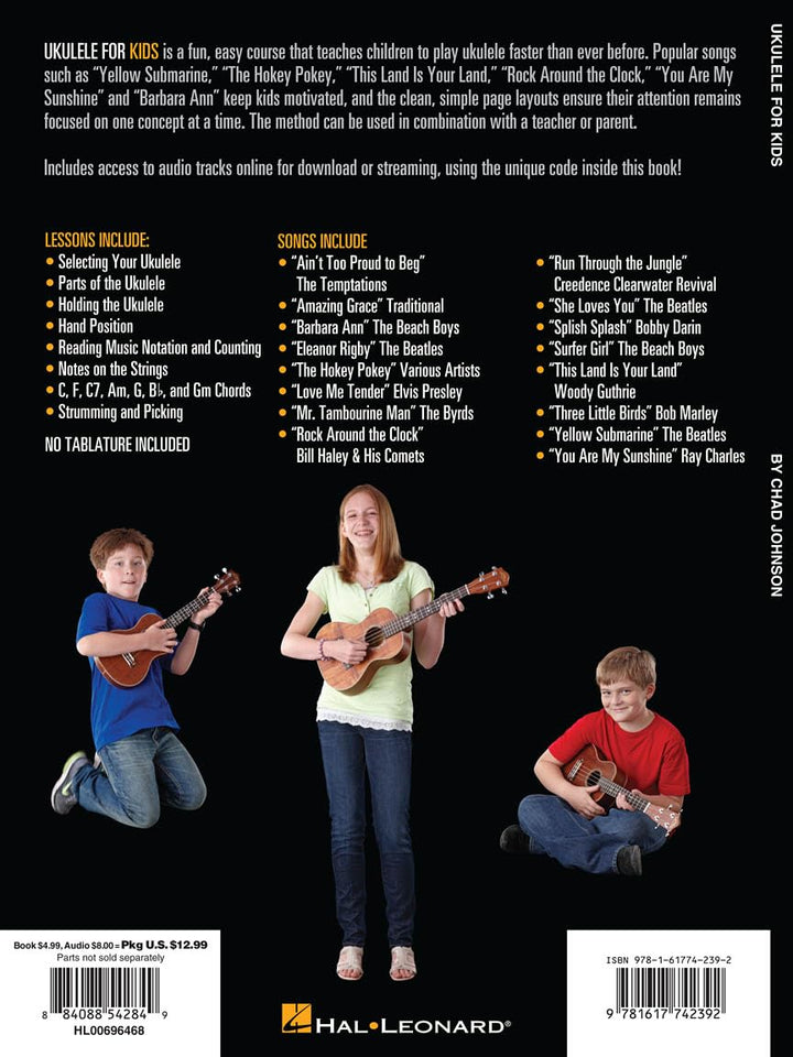 The Hal Leonard Ukulele Method: Ukulele For Kids: Lehrmaterial, CD für Ukulele (Book & CD): A Beginn