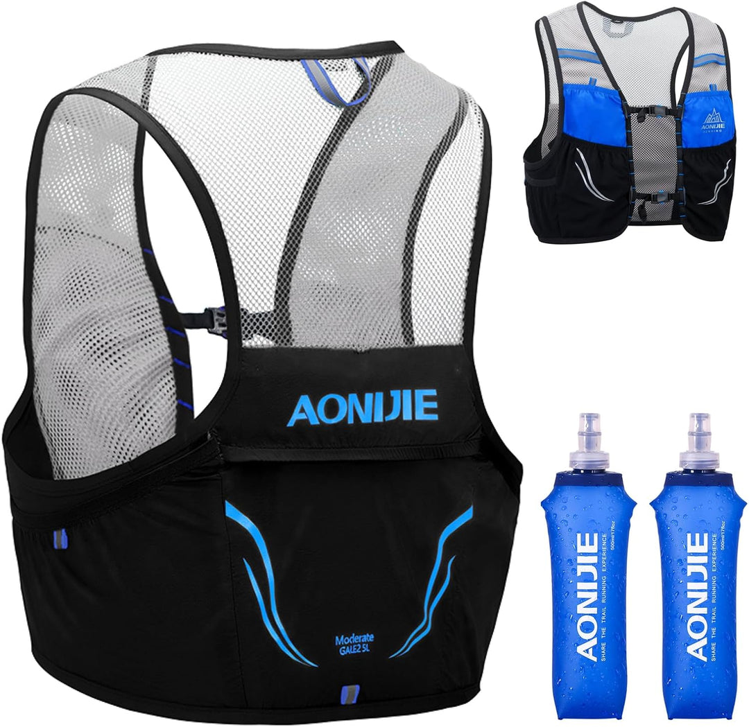 TRIWONDER 2.5L Ultraleicht Trinkrucksack, leichte Rucksackweste, Laufrucksack für Marathon, Bergläuf