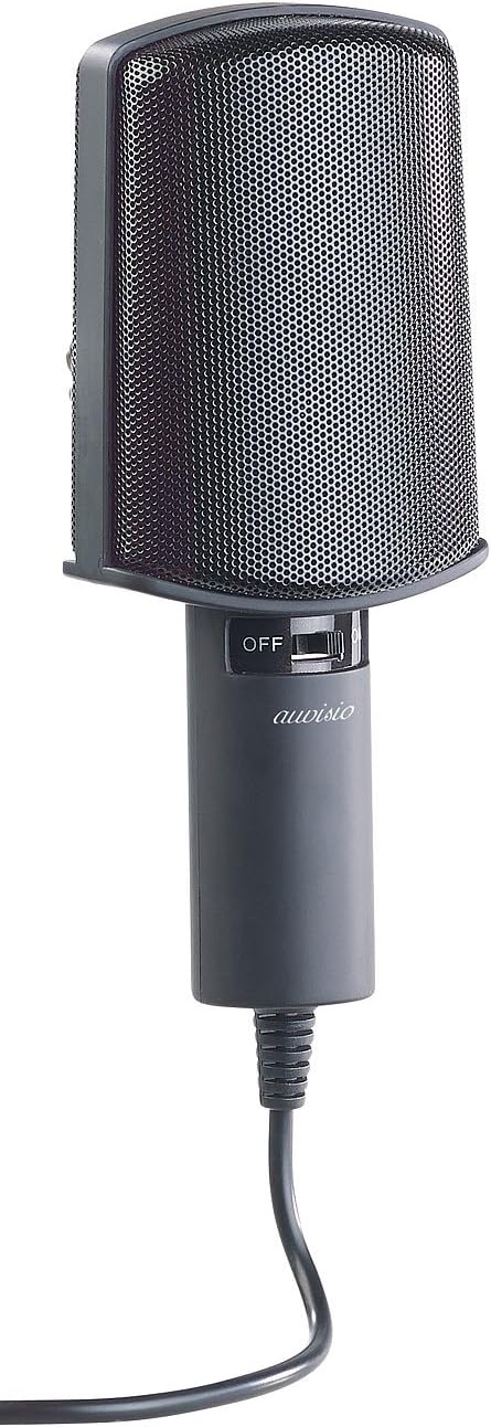 auvisio Kondensatormikrofon: Profi-USB-Kondensator-Mikrofon für Studio-Aufnahmen, Mini-Stativ (Richt