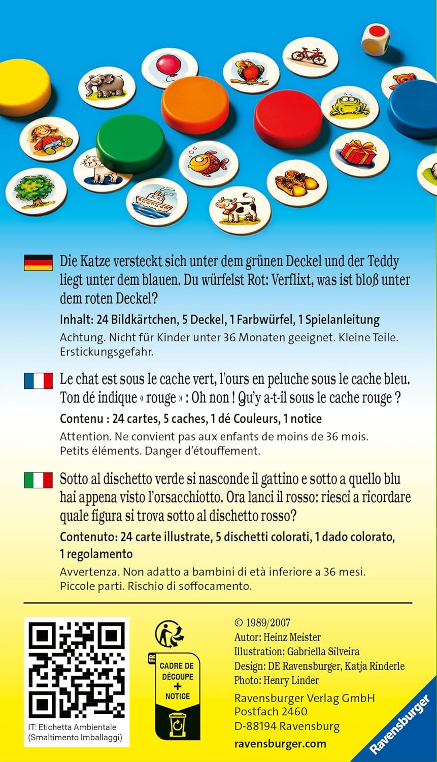 Ravensburger 23119 - Max Mümmelmann, Mitbringspiel für 2-4 Spieler & 23063 - Nanu? Mitbringspiel für