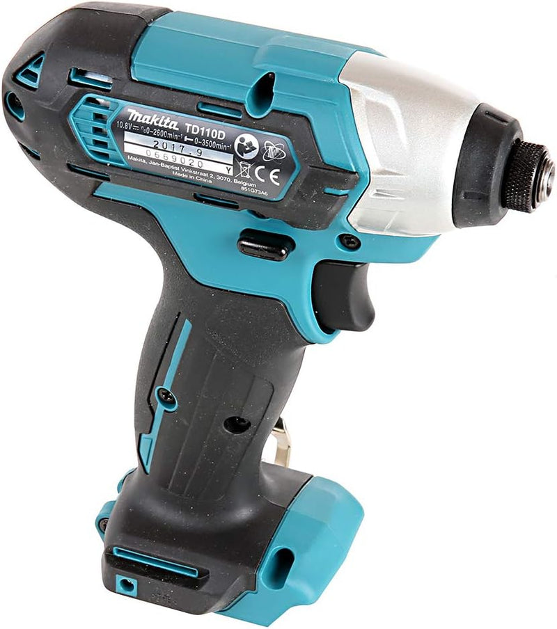 Makita TD110DZ 10,8 V Li-Ion CXT Kabelloser Schlag-Taucher-Körper nur (Bare Unit)