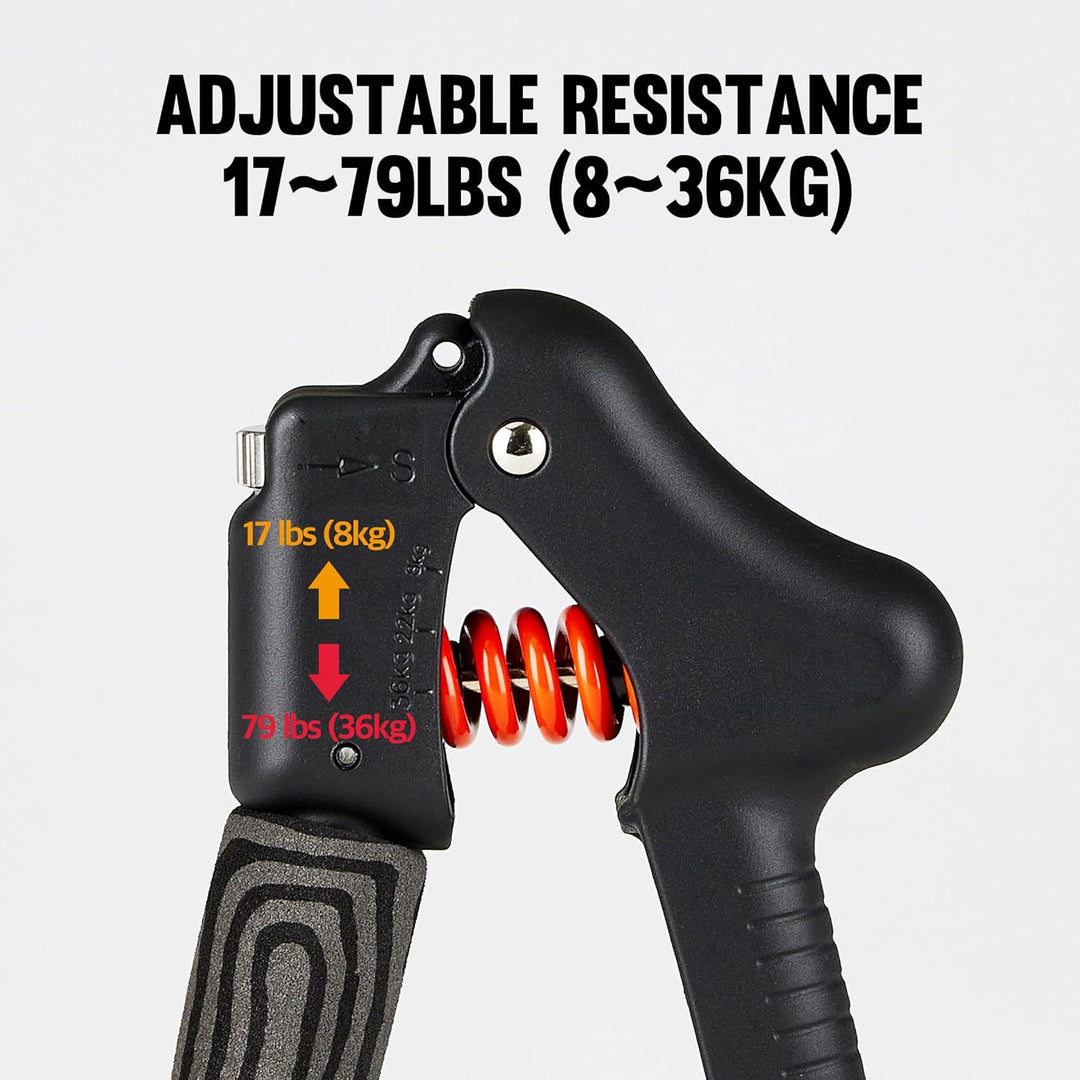GD Hand Grip Strengthener (Premium Adjustable Hand Grips for Strength Training) Wrist and Forearm Tr