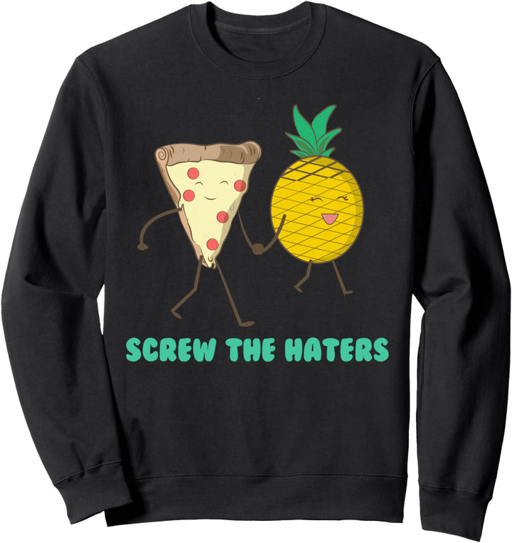 Ananas auf Pizza - Hawaii-Pizza - Lustig Sweatshirt