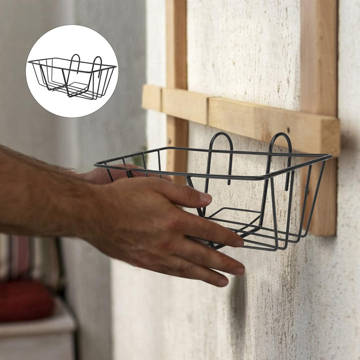 Cabilock 1stk Weisser Aufhänger Eckaufhänger Für Blumenvase Zaun Pflanzer Rack Balkongeländer Regal