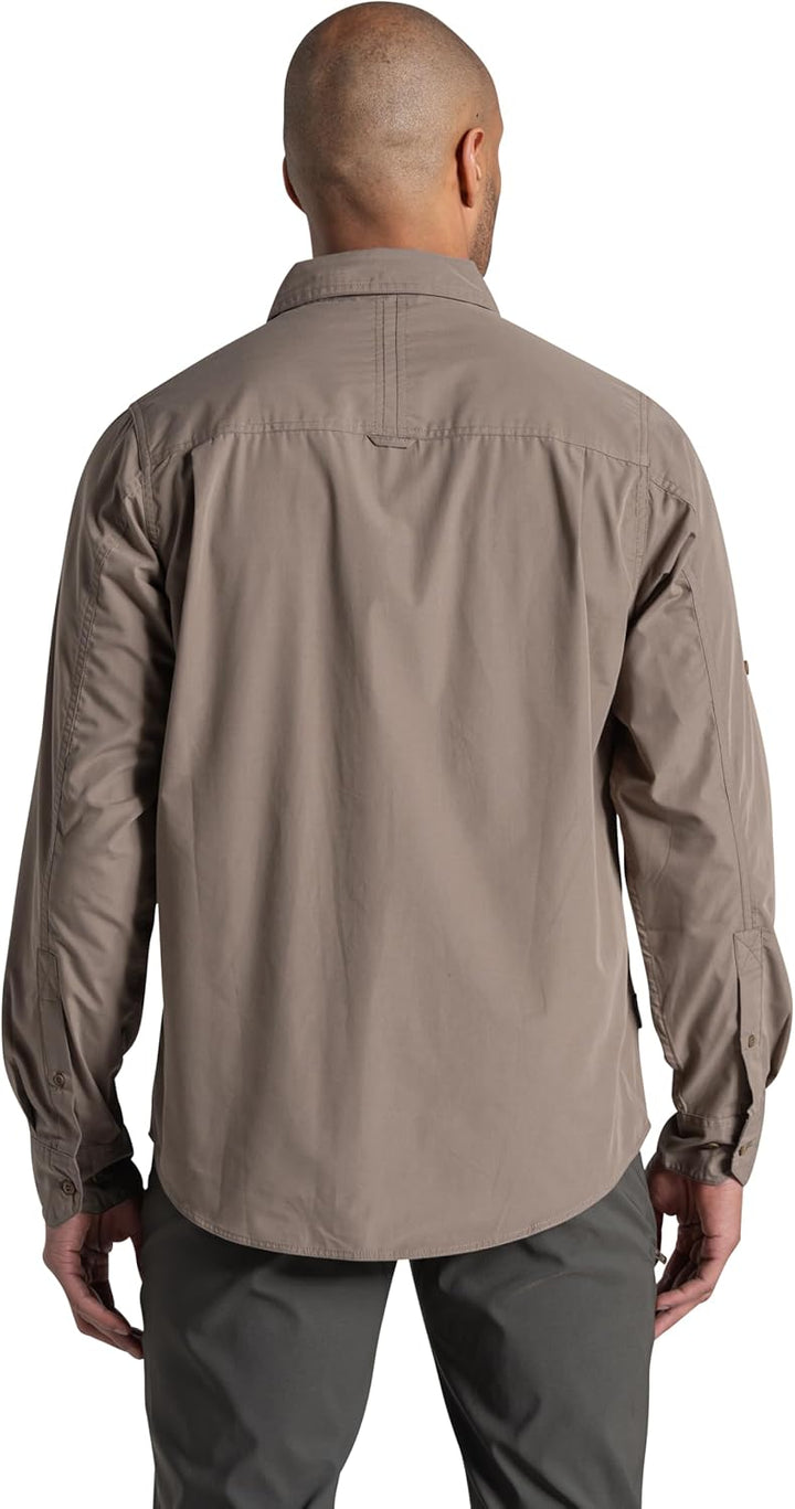 Craghoppers Herren Kiwi Ii Ls Shirts 3XL Pebble, 3XL Pebble