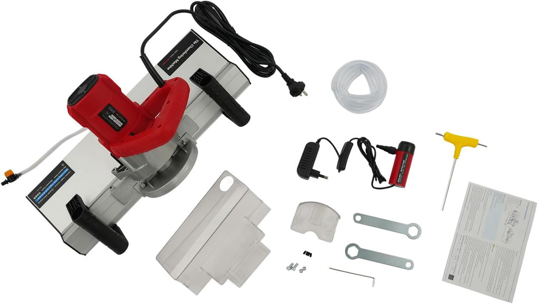 Elektrischer Fliesenschneider 1200W 43° Fliesenschrägschneider mit Wasserpumpe und Weicher Schlauch