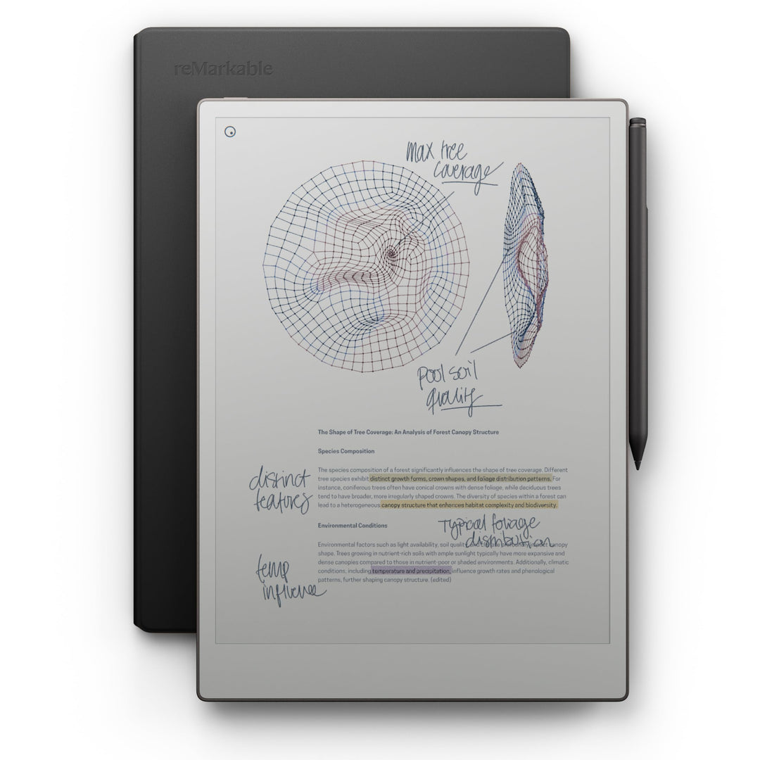 reMarkable Paper Pro-Bundle – Leder-Folio-Schutzhülle | 30,6 cm (11,8 Zoll) Farbdisplay und Leselamp