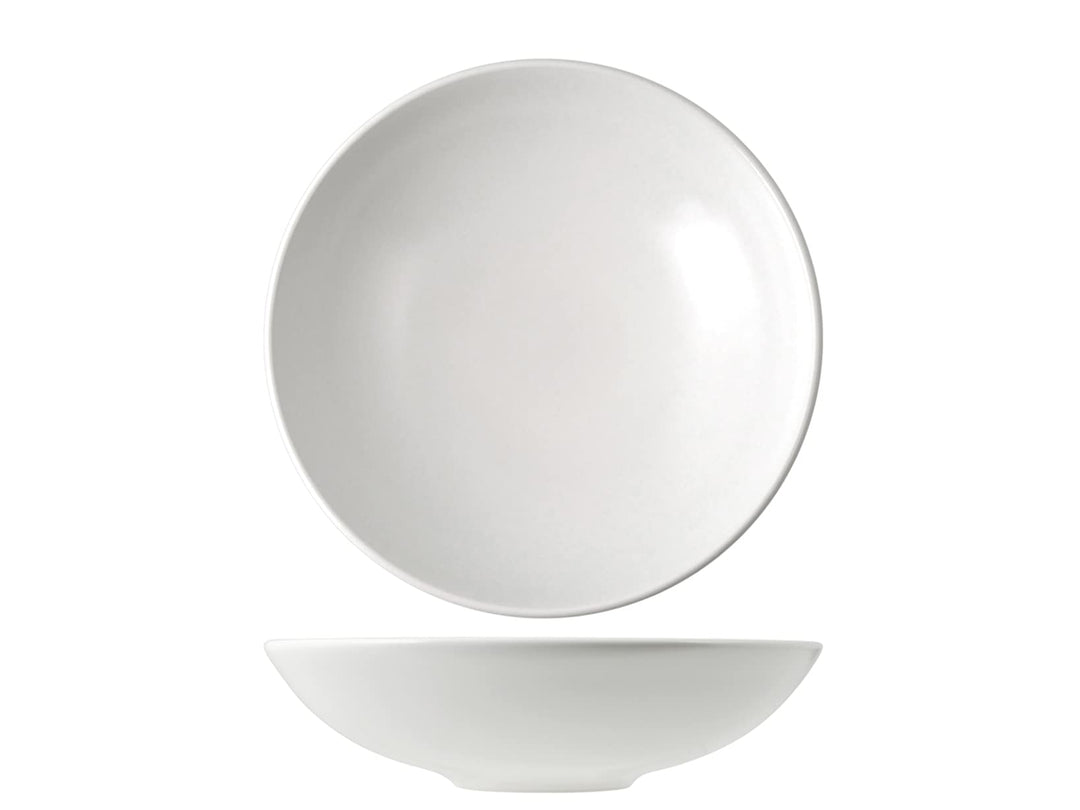 H&h set 6 piatti in stoneware denver bianco fondo 20
