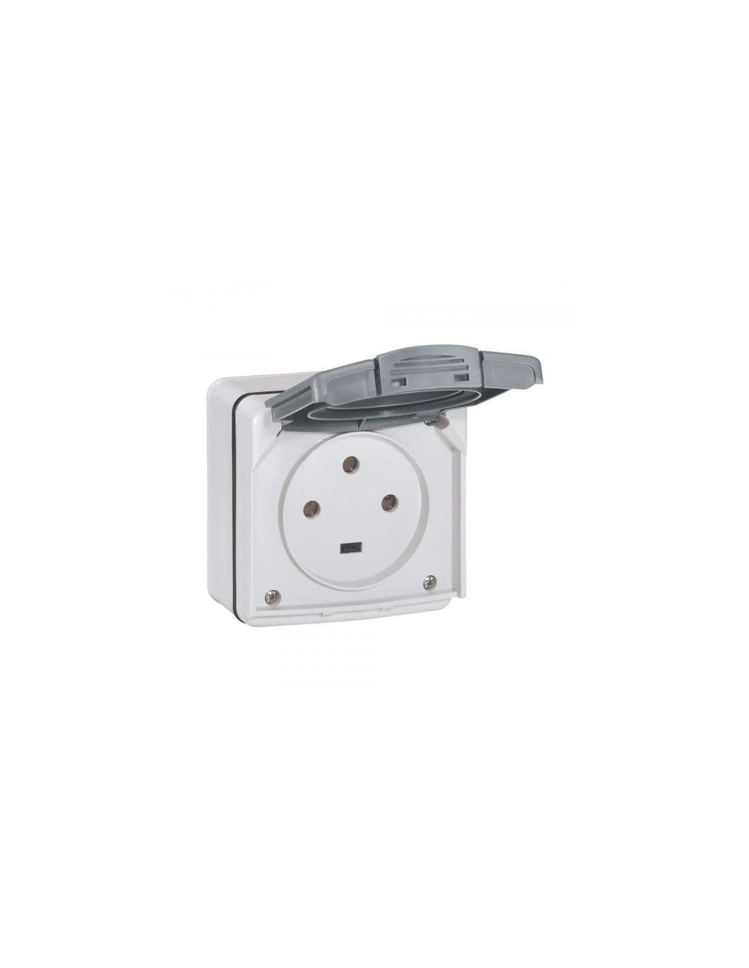Legrand LEG91656 Wasserdichte Steckdose Aufputz-E-Steckdose, 20 A 3p IP55 ik08 in Abschnitt t 90 x 9