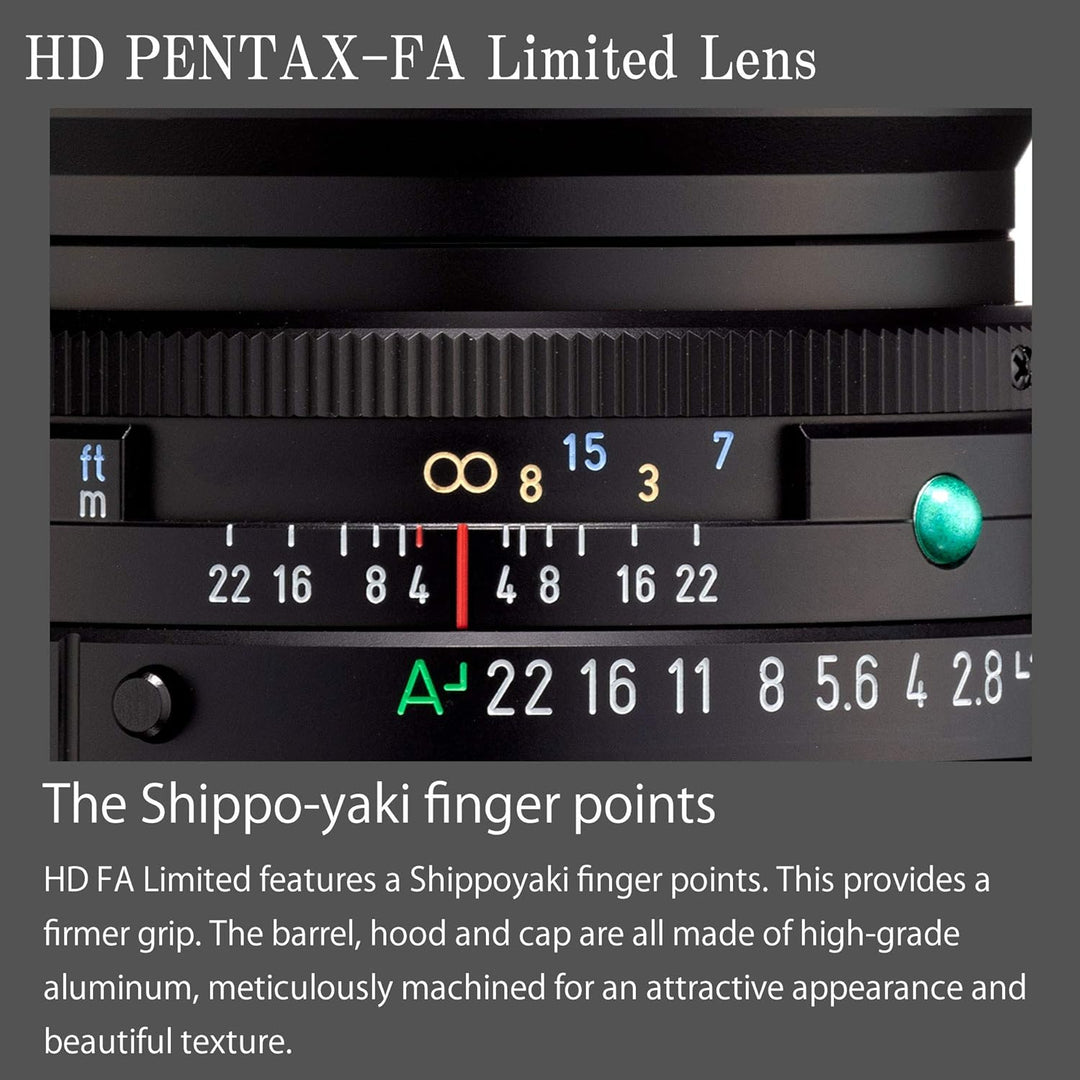 Pentax PENTAX-FA 43mmF1.8 Limited Silber Weitwinkelobjektiv mit leistungsstarker HD-Vergütung, für d