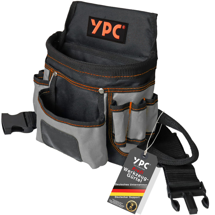 YPC Presto Werkzeug Gürteltasche XL – Werkzeuggürtel, Arbeitsgürtel, wasserfeste Werkzeugtasche mit