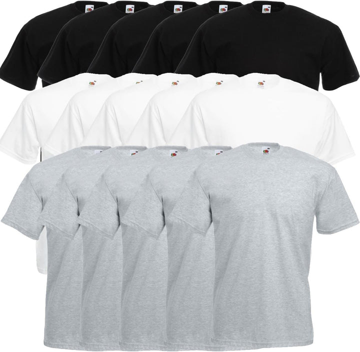 Fruit of the Loom Original Valueweight T Rundhals T-Shirt F140 15er Pack