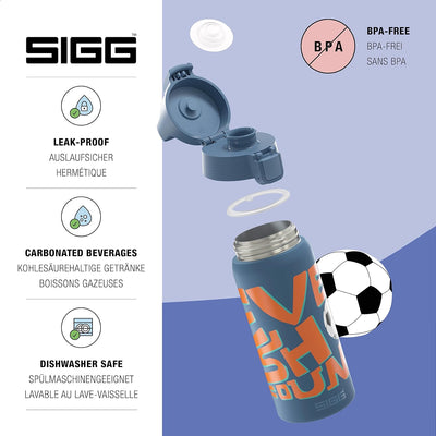 SIGG - Isolierte Trinkflasche Kinder - Shield Therm ONE - Für Kohlensäurehaltige Getränke Geeignet -