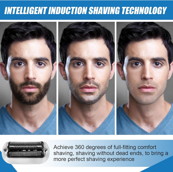 Scherkopf 73S Series 7 kompatibel mit Braun Serie 7, Ersatzkopf 73S Rasierkopf Series 7 Ersatzschert