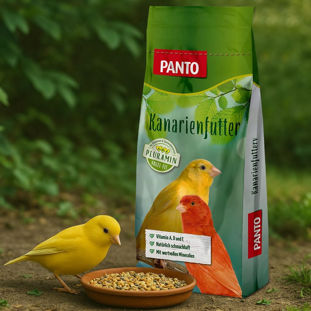 PANTO® Ziervogelfutter, Kanarienfutter 25 kg, 1er Pack (1 x 25 kg) 25 kg (1er Pack), 25 kg (1er Pack
