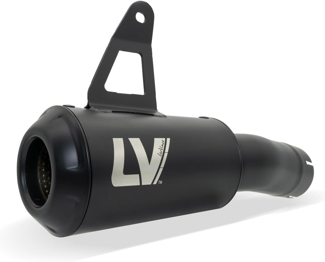 Endschalldämpfer LeoVince SLIP-ON SBK LV-10 FULL BLACK, Edelstahl schwarz, mit Zulassung für BMW S 1