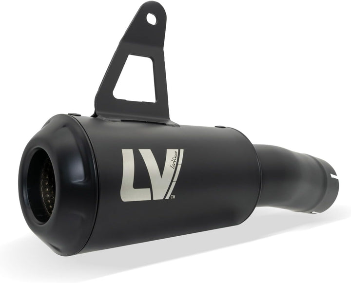 Endschalldämpfer LeoVince SLIP-ON SBK LV-10 FULL BLACK, Edelstahl schwarz, mit Zulassung für BMW S 1
