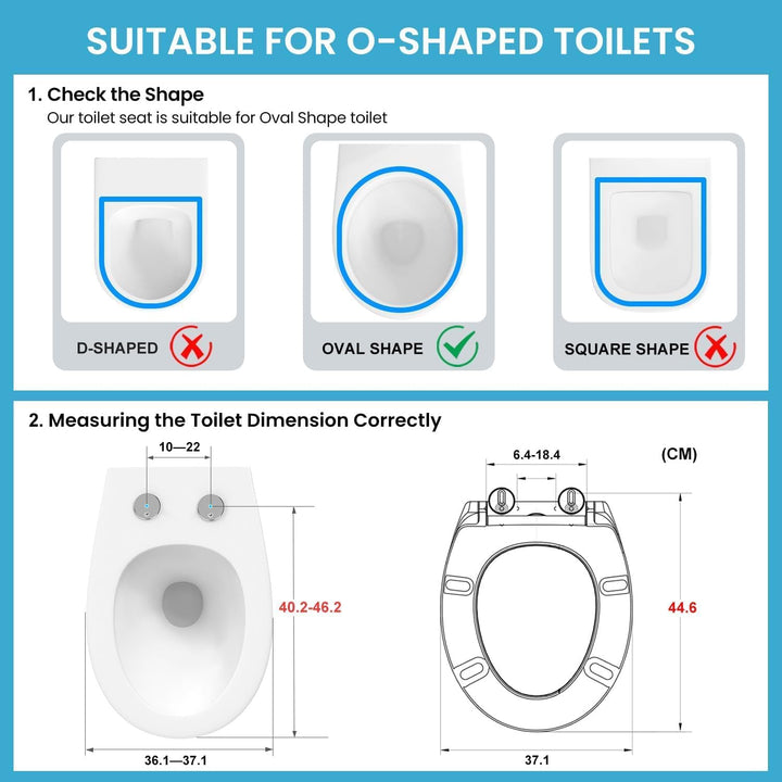 WC-Sitz mit Absenkautomatik, oval, weisses PP-Diamant-Design, WC-Sitz mit Schnellverschluss, verstel