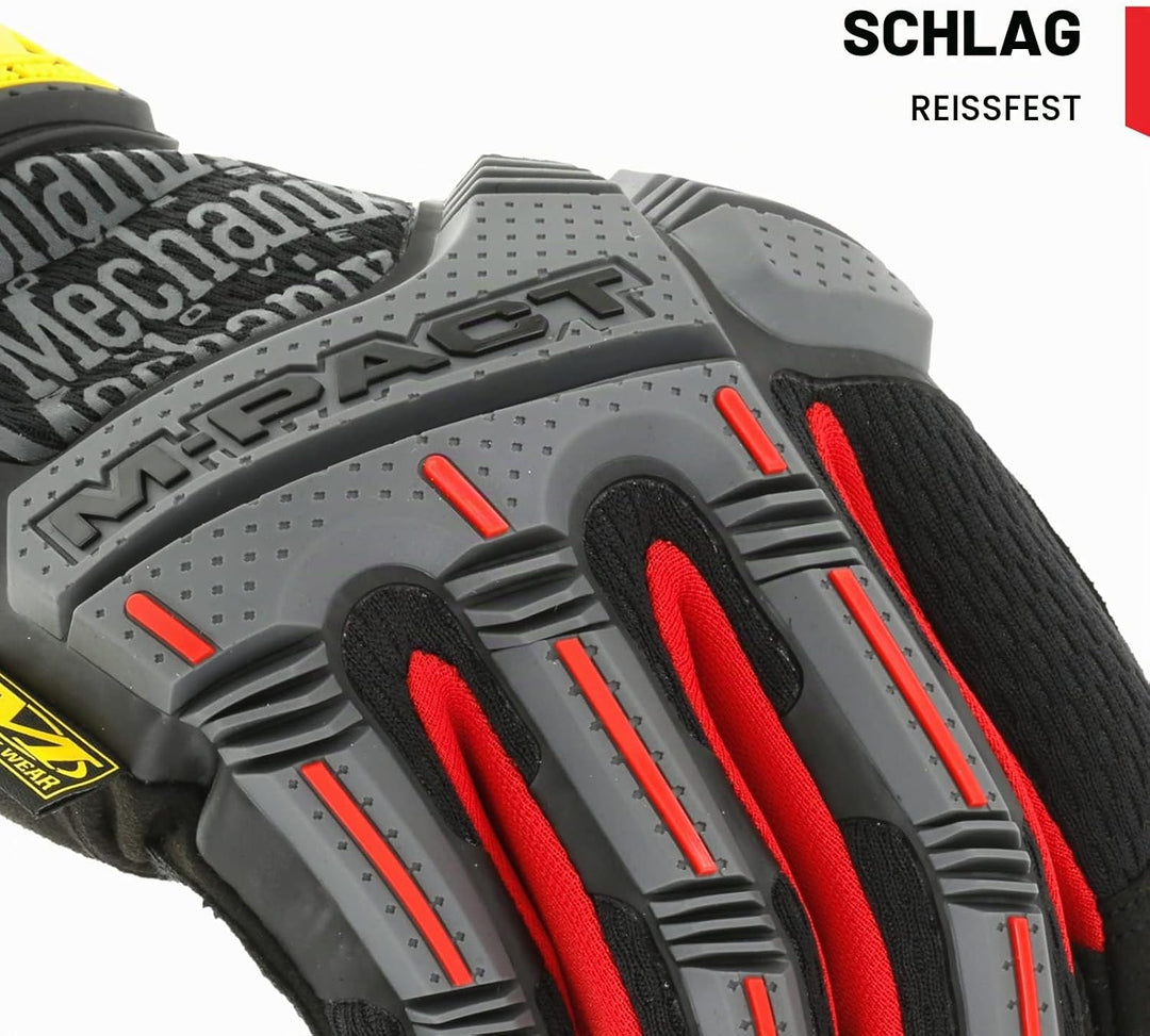 Mechanix Wear: M-Pact Arbeitshandschuhe – Berührungsfähig, Aufprallschutz, Absorbiert Vibrationen (G