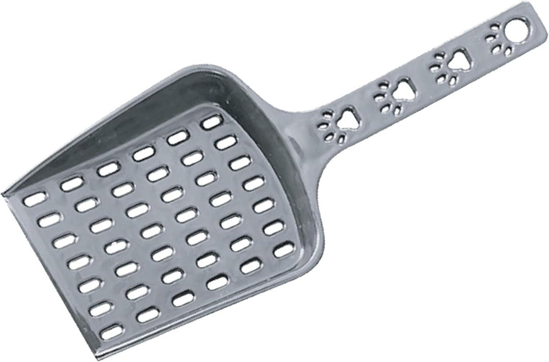 Einweg-Katzenstreu Set, 5x2,7l Bentonit-Streu mit pH-Indikator, Schale und Kehrblech, 5x2,7L