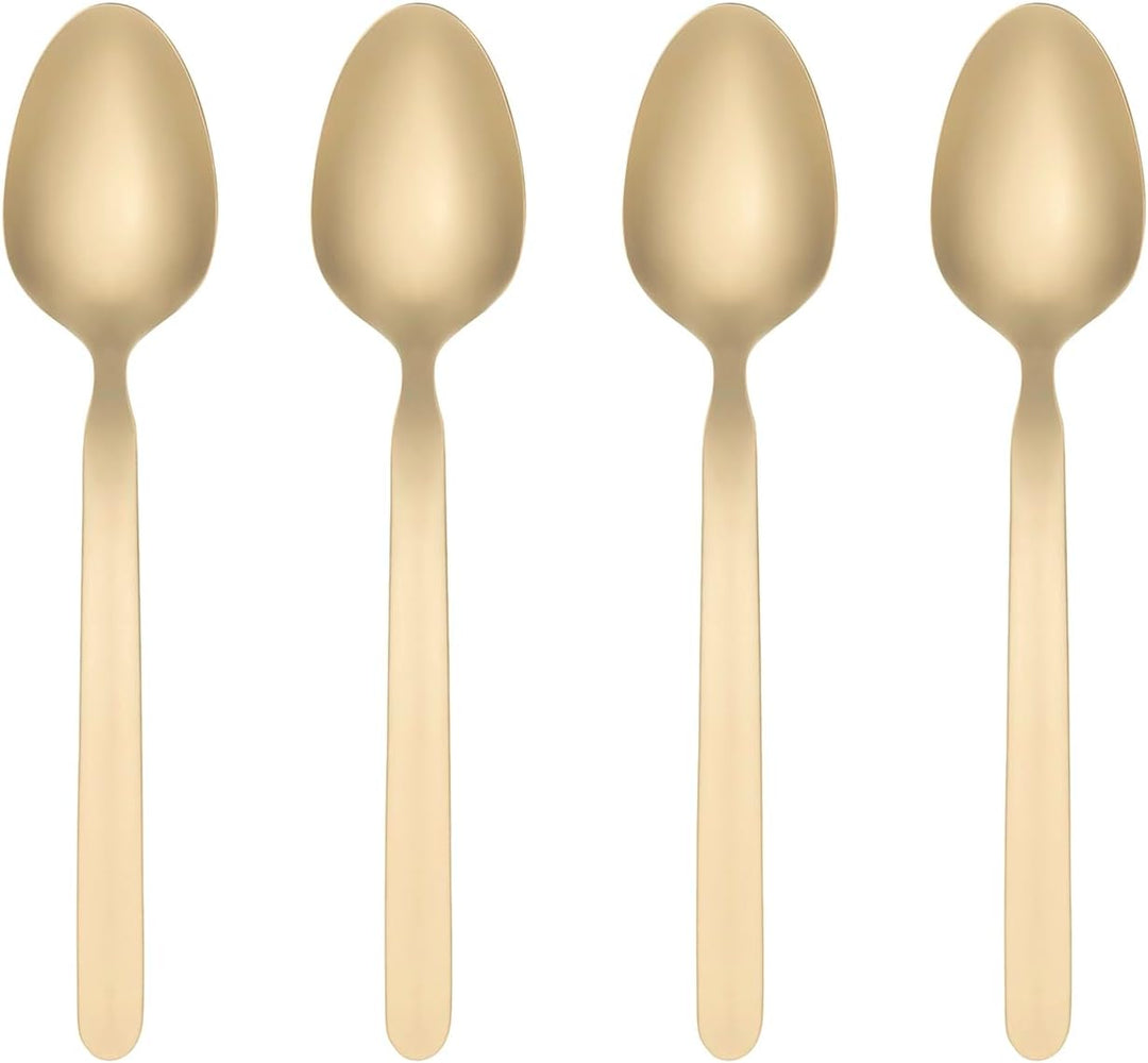 blomus Besteck 4er Set -STELLA- Edelstahl Essbesteck (Espressolöffel), Espressolöffel