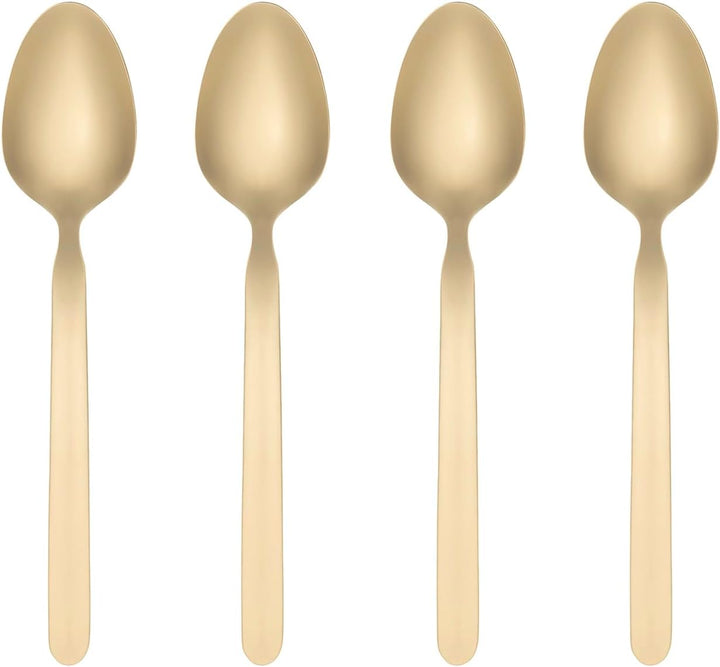 blomus Besteck 4er Set -STELLA- Edelstahl Essbesteck (Espressolöffel), Espressolöffel