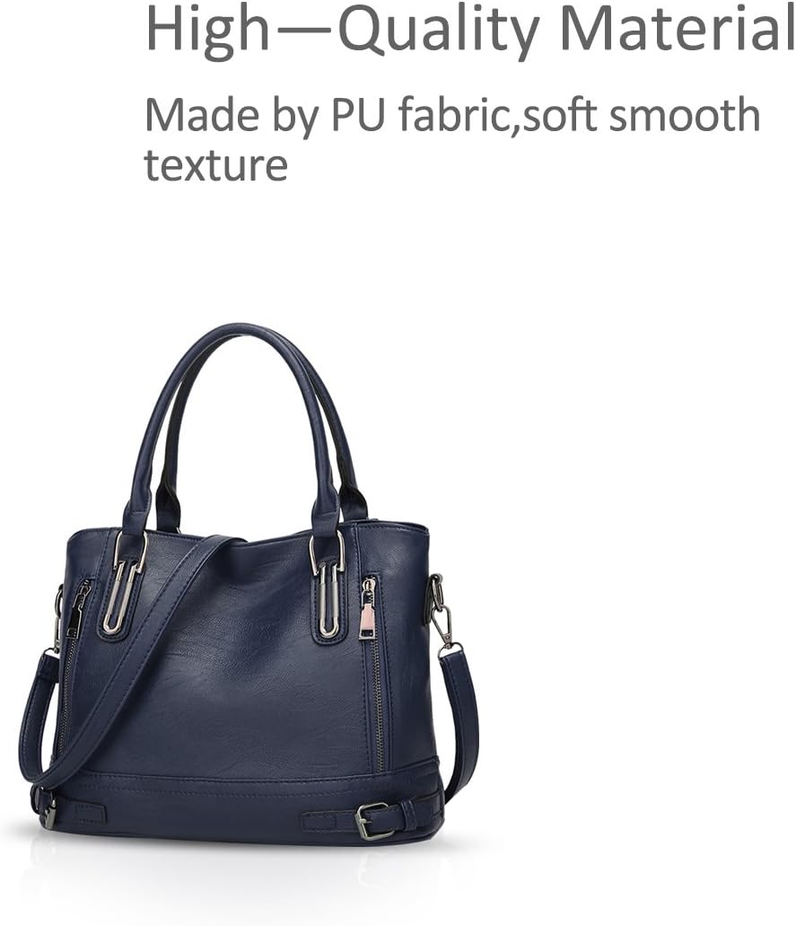NICOLE & DORIS Frauen Handtaschen Top Griff taschen PU Leder Umhängetasche Grosse Kapazität Crossbod