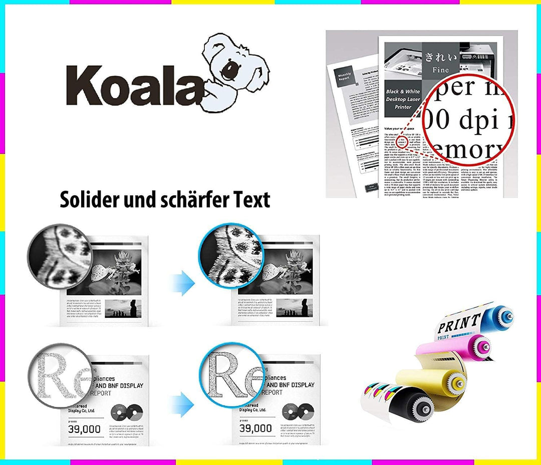 Koala TN241 TN245 Toner Kompatibel für Brother MFC-9332CDW DCP-9022CDW HL-3142CW HL-3152CDW MFC-9142